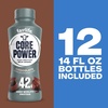 image:imageCore Power Elite High Protein Shake Vanilla 42g Bottle 14oz 12 PackChocolate