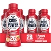image:imageCore Power Protein Shake Strawberry Banana 26g Bottle 14oz 12 PackStrawberry Banana