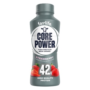 image:imageCore Power Elite High Protein Shake Strawberry 42g Bottle 14ozStrawberry